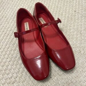 Steve Madden Burgundy Mary Jane Flats